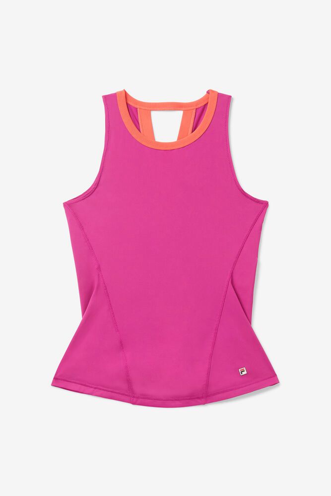 Fila Tank Top Womens Pink Baseline Full Coverage - Ireland 57391-AVWH